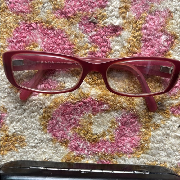Prada Fuchsia Women's Glasses - Picture 1 of 4